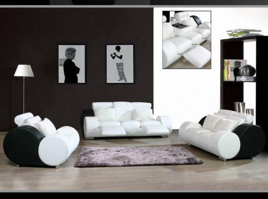 Zestaw sofowy Obcios Set Design Sofy Podkładka Skóra 311 miejsce do siedzenia Leżanki
