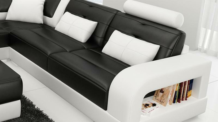 Podkładka Narożnikowa kanapa Sofa Couch Żywy krajobraz Skóra Narożnik Sofy Ustawić