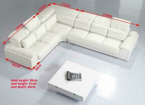 Narożnikowa kanapa Żywy krajobraz Sofa Kanapa Ustawić Podkładkę Narożnik w kształcie litery L