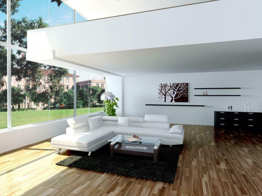 Żywy krajobraz Zestaw narożny Sofa narożna w kształcie litery L Narożnikowa kanapa Couch Ustaw