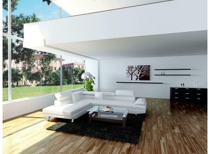 Żywy krajobraz Zestaw narożny Sofa narożna w kształcie litery L Narożnikowa kanapa Couch Ustaw