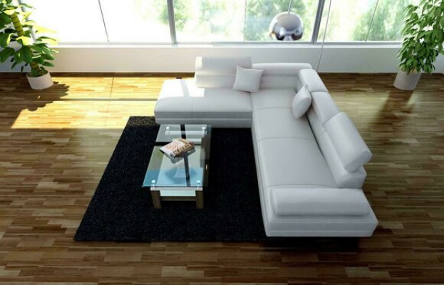 Żywy krajobraz Zestaw narożny Sofa narożna w kształcie litery L Narożnikowa kanapa Couch Ustaw