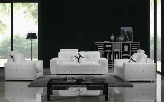 Design Sofy Podkładka Skóra 311 miejsce do siedzenia Sofy Zestaw sofowy Obcios Set