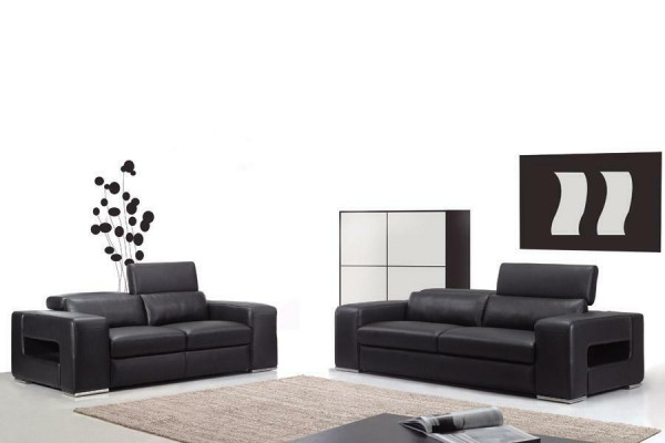 Zestaw sofowy Design Kanapy Sofy Podkładka Skóra 311 miejsce do siedzenia Obcios Set