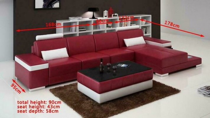 Sofa wypoczynkowa zestawy kanapowe Podkładka Siedziba kanapy sofy Zestaw w kształcie litery L