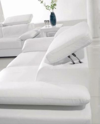 Design Kanapy Sofy Podkładka Skóra 311 miejsce do siedzenia Zestaw sofowy Obcios Set