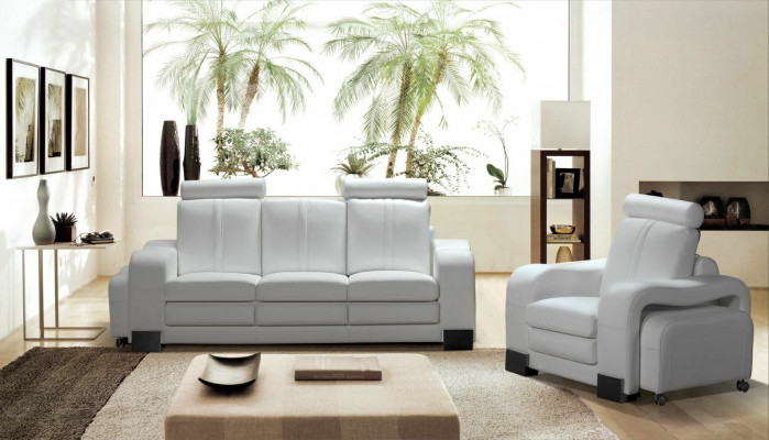 Sofa 3-miejsce siedzące Skórzana sofa Sofa TV Fotel Sofa tapicerowana Sofa wypoczynkowa
