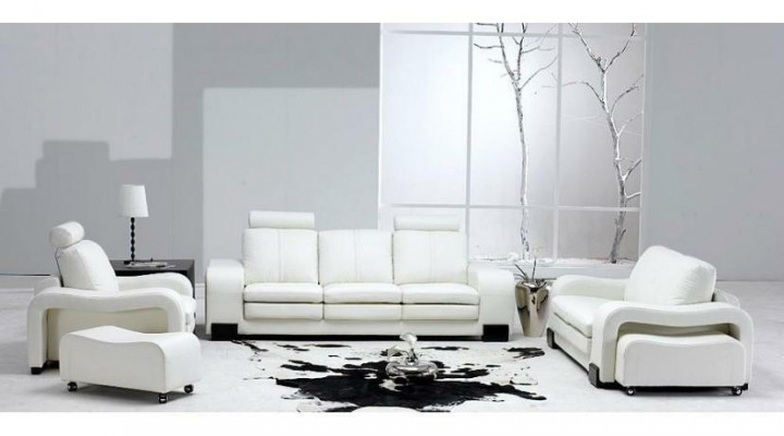 Sofa 3-miejsce siedzące Skórzana sofa Sofa TV Fotel Sofa tapicerowana Sofa wypoczynkowa