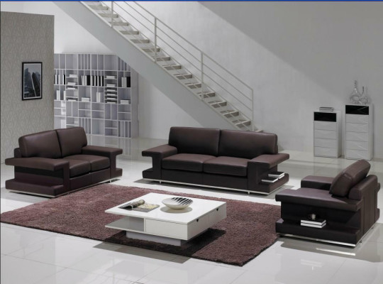 Sofa 3 miejsce do siedzenia Podkładka Sofas Design Luxury Couch Sofa Skóra Kanapy