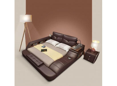 Luksusowa Skóra Design Podkładka do łóżka Double Modern Łóżko Deco Marriage Exclusive