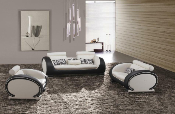 Design Podkładka Siedziba Kanapa 3 miejsce do siedzenia Ustawić Sofa Sofy Kanapy Skóra
