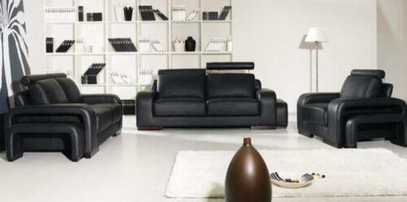 Sofa Trzyosobowa Kanapa Podkładka Designer Sofy 3-osobowe Kanapy Skóra Włókienniczy Materiał