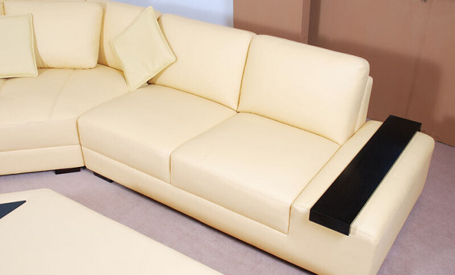 Designerska Sofa Kanapa Narożnikowa kanapa z Stołek Ustawić Podkładkę Żywy krajobraz