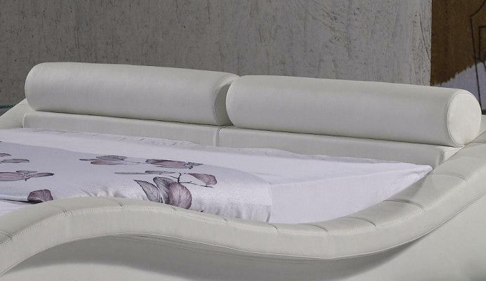 Sypialnia Łóżko Nowoczesne Łóżka Zakrzywione Design Podwójne 180x200