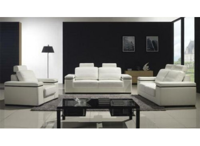 Sofa 3 miejsce do siedzenia Design Sofy Podkładka Nowoczesne Kanapy Skóra Relaks Trzyosobowa