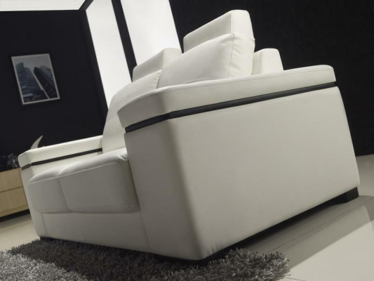 Sofa 3 miejsce do siedzenia Design Sofy Podkładka Nowoczesne Kanapy Skóra Relaks Trzyosobowa