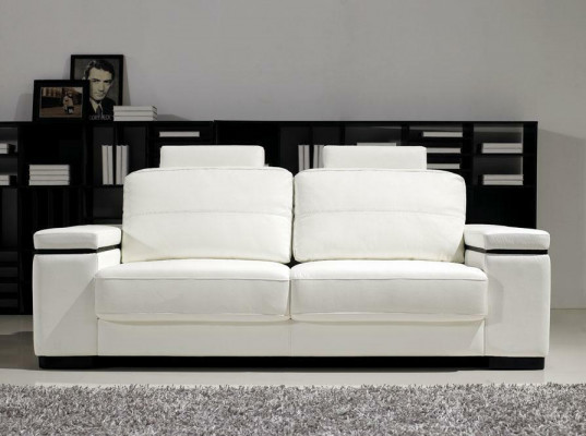 Sofa 3 miejsce do siedzenia Design Sofy Podkładka Nowoczesne Kanapy Skóra Relaks Trzyosobowa