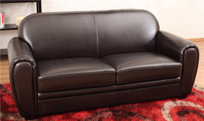 Chesterfield Couches Podkładka Skóra 32 miejsce do siedzenia Zestaw sofowy Obcios Set Sofas
