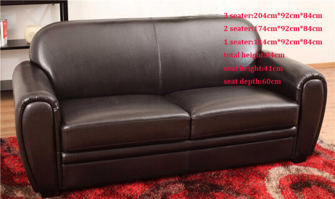 Chesterfield Couches Podkładka Skóra 32 miejsce do siedzenia Zestaw sofowy Obcios Set Sofas