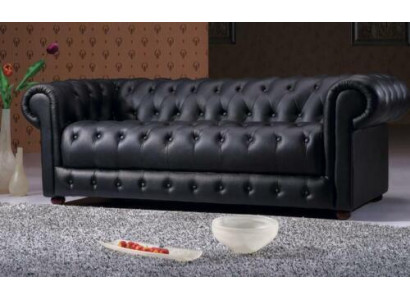 Chesterfield Sofa 2 miejsce do siedzenia Podkładka Design Couches Sofy Ustawić NOWOŚĆ