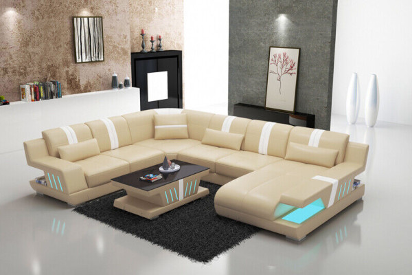 Sofa UForm Skórzana Sofa Kanapa Żywy krajobraz Ustawić Design Modern