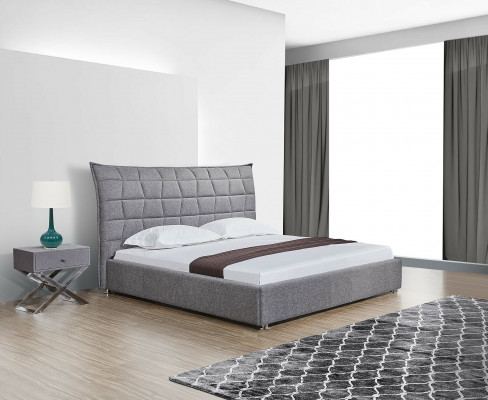 Skóra Design Łóżko Podwójne łóżko Luksusowe Małżeństwo Nowoczesny Hotel Frame Sleep