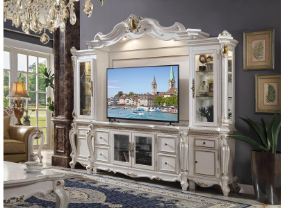 Telewizja Ściana Classic Jednostka ścienna Oryginalny Praca fizyczna Drewno Deko Gablota Półka