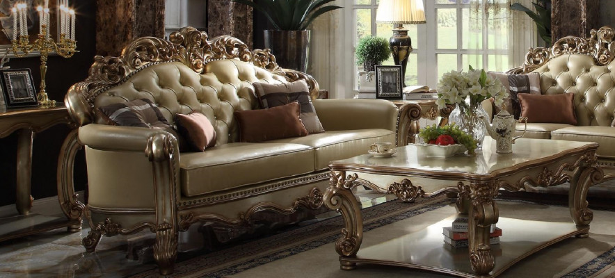 Klasyczna kanapa trzyosobowa Sofa Chesterfield Podkładka do sof kanapowych