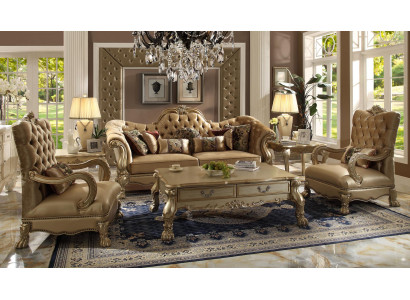 Zestaw sofowy 3+1+1 miejsce do siedzenia Zestaw Sofa Podkładka Couchen Couch Luxury Chesterfield