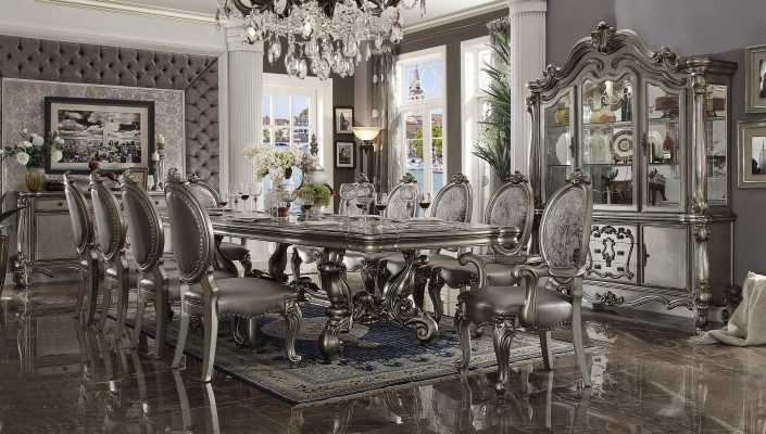 Stół obiadowy stoły do ​​jadalni Stoły Tabela Office Design Classic Deco Drewno Baroque