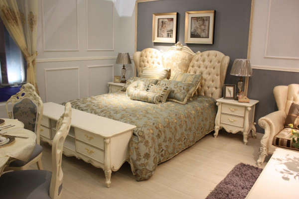 Chesterfield Łóżko Łóżko Tapicerowane Sypialnia łóżko podwójne 180x200cm nowe