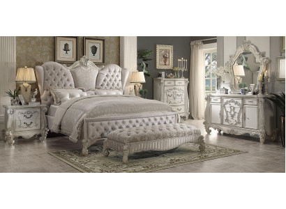 Łóżko Royal Big Size Chesterfield Luksusowe łóżko hotelowe Baroque Rokoko