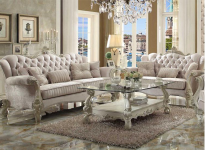Chesterfield Zestaw sofowy 3+2+1 Siedziba Set Design Sofa Podkładka Kanapy Kanapa