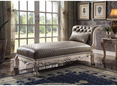 Leżak Classic Skóra Luksusowe leżaki LiegeFotel Chesterfield Szezlong