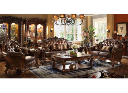 Skóra Fotel 1 miejsce siedzące Sofa Sofy Podkładka Design Luxury Classic Single Seater