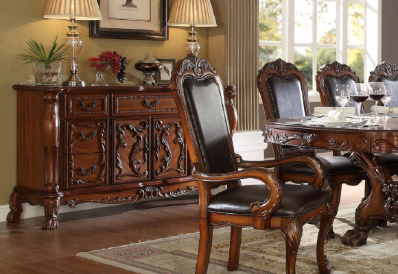 Bufet Kredens Kredens Prawdziwy Praca fizyczna Drewno Deko Barokowe Kredensy rokokowe