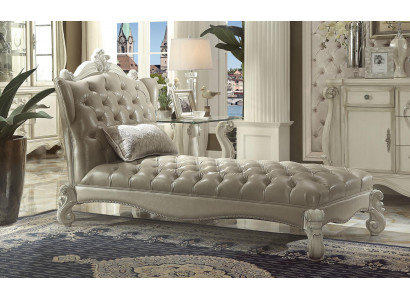 Szezlong Chesterfield Sofa Leżak Leżanka Relaks Leżaki Skóra Włókienniczy Nowość