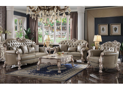 Barokowy Zestaw Sofowy Chesterfield Klasyczna Sofa Meble Kanapa Ustawić Sofy Nowość