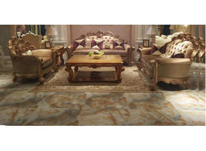 Klasyczny Ustawić 4 szt. Zestaw miejsca do siedzenia Zestaw sofowy Sofa Sofa Włókienniczy Sofa Podkładka