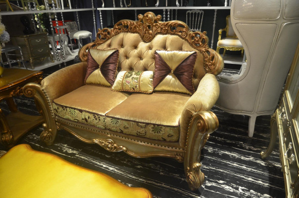 Klasyczny Ustawić 4 szt. Zestaw miejsca do siedzenia Zestaw sofowy Sofa Sofa Włókienniczy Sofa Podkładka