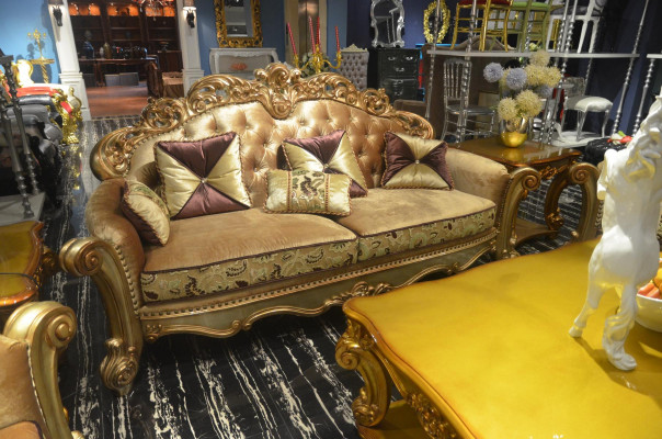 Klasyczny Ustawić 4 szt. Zestaw miejsca do siedzenia Zestaw sofowy Sofa Sofa Włókienniczy Sofa Podkładka