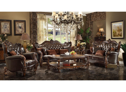 Klasyczny Ustawić 3+2+1 Zestaw sofowy Sofa Sofa Skóra Sofa Podkładka