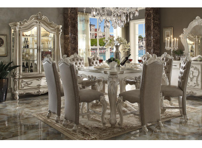 Drewniany stół Stół obiadowy Tabela Drewno Plac jadalnia Pokój stoły Barokowy