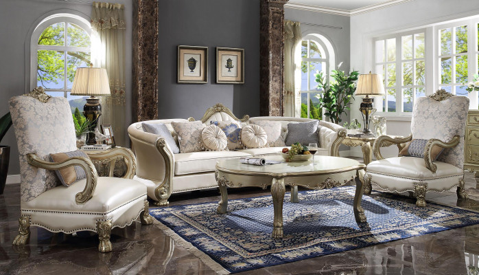 Klasyczny stolik kawowy Stolik Sofa Design Living Room Barokowy