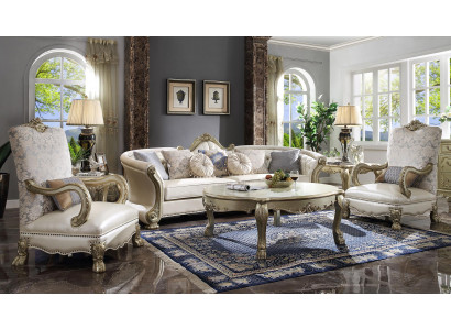 Klasyczny stolik kawowy Stolik Sofa Design Living Room Barokowy