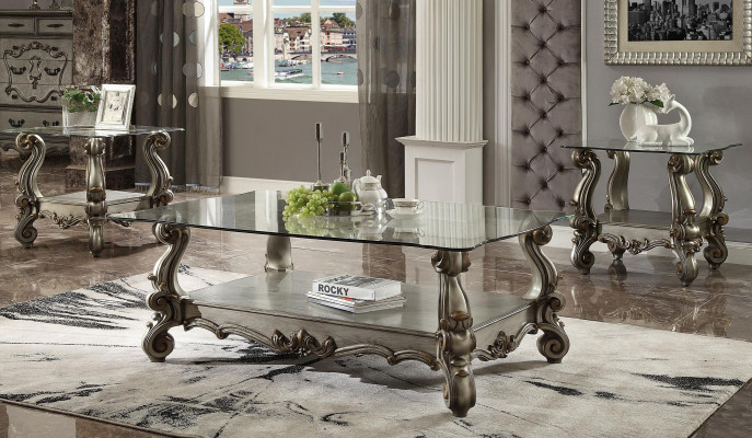 Szlachetny designerski stolik kawowy Stolik dekoracja sofy do salonu Tabela Baroque
