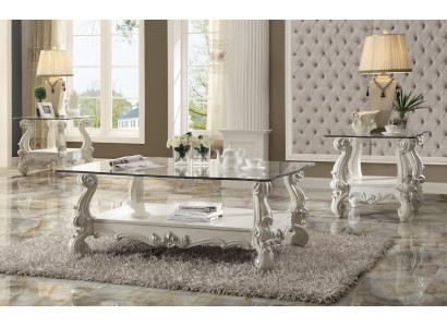 Elegancki design stolika kawowego Stolik, dekoracja sofy do salonu, stolik barokowy