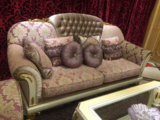 Zestaw sofowy 3+1+1 miejsce do siedzenia Zestaw Design Sofy Podkładka Classic Couches