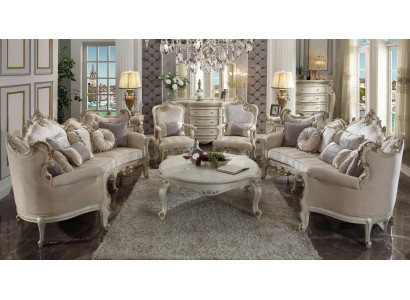Zestaw sofowy Couch Podkładka Classic 4+4+1 miejsce do siedzenia Set Design Sofy Podkładka