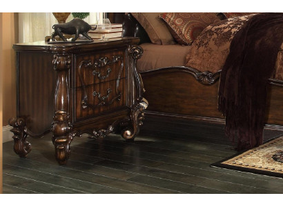 Klasyczny stolik nocny Stolik nocny Solidny konsola Zgłoszenie Sypialnia Drewno Nowy